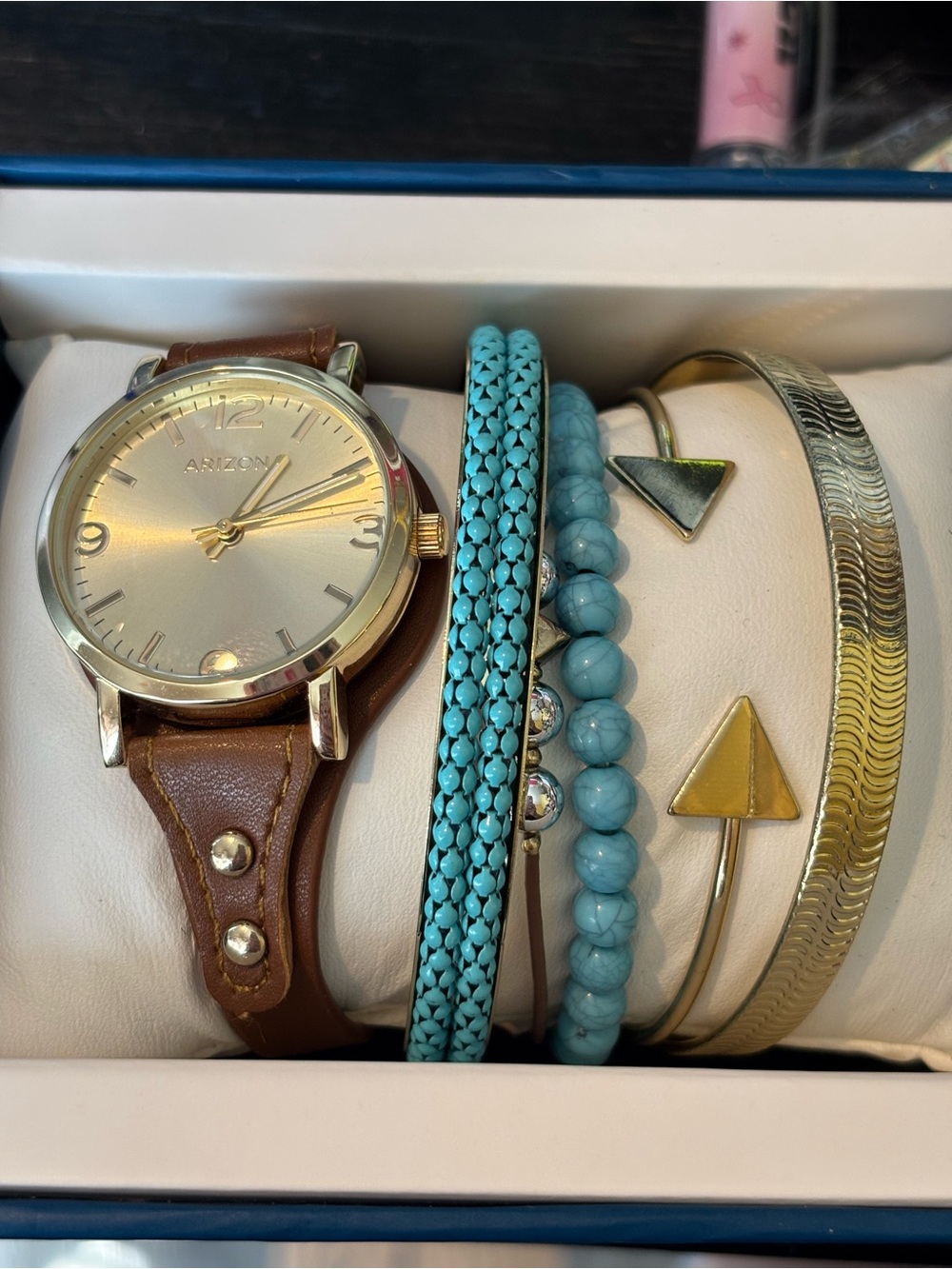 New In Box Arizona Watch Bracelet Set AS IS